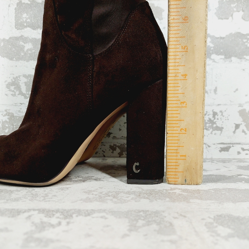 Circus by Sam Edelman Clarimont Brown Platform Over the Knee Boots V635 - Picture 2 of 12